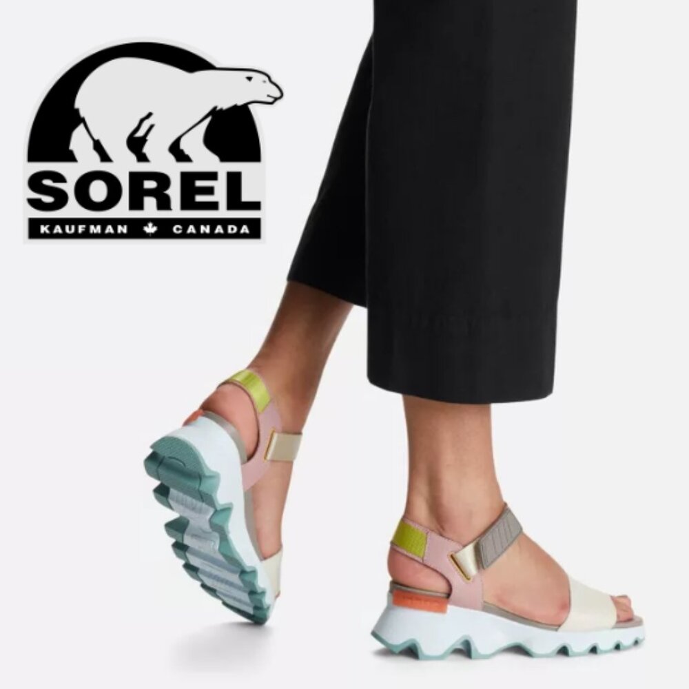 SOREL  women's  Kinetic Sandal  Like NEW --- SIZE 6.5